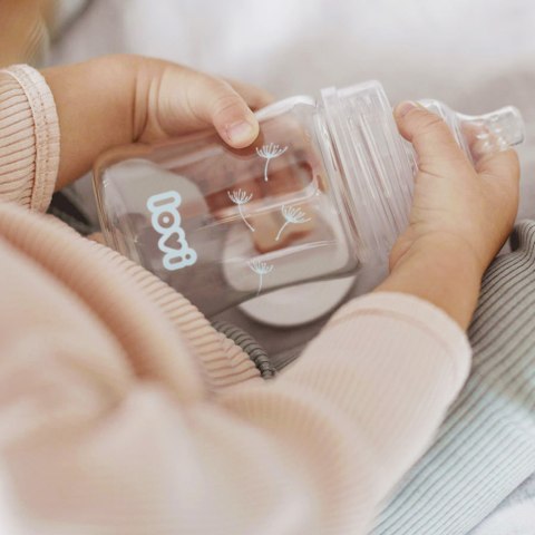 LOVI Butelka antykolkowa SZKLANA Botanic 150 ml 0+ LOVI Butelka antykolkowa SZKLANA Botanic 150 ml 0+