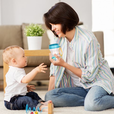 CANPOL Kubek składana rurka + odważnik 350 ml 9+ CANPOL Kubek składana rurka + odważnik 350 ml 9+