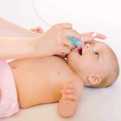 Aspirator do nosa Babyono odciągacz do noska dla niemowląt na katarek Aspirator do nosa Babyono odciągacz do noska dla niemowląt na katarek