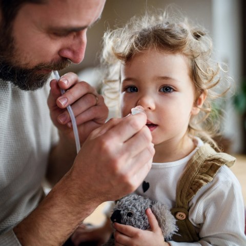 Aspirator do nosa Babyono odciągacz do noska dla niemowląt na katarek Aspirator do nosa Babyono odciągacz do noska dla niemowląt na katarek