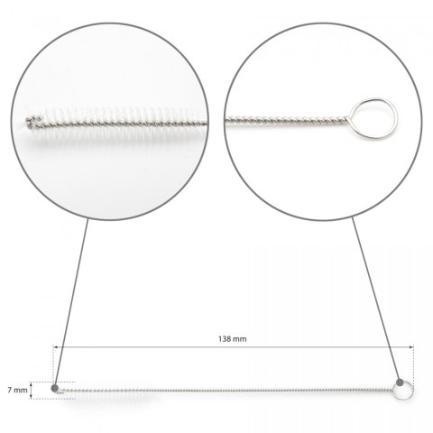 Szczoteczka do czyszczenia rurek i słomek BabyOno zestaw 4 sztuk 138 mm