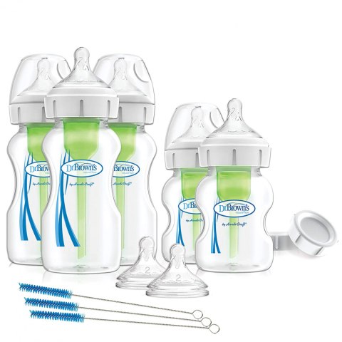 Butelka Dr Browns Options+ szeroka zestaw startowy 5 szt. 2x150 3x270 ml Butelka Dr Browns Options+ szeroka zestaw startowy 5 szt. 2x150 3x270 ml