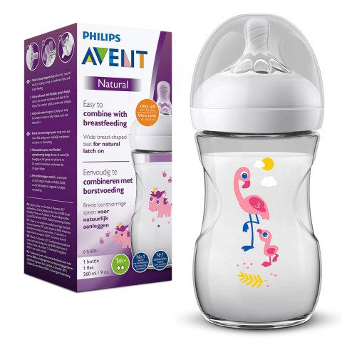 PHILIPS AVENT NATURAL Butelka antykolkowa 260ml 1+