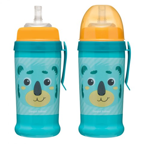 CANPOL BIDON NIEKAPEK Z RURKĄ SILIKONOWĄ 350ml 12+ CANPOL BIDON NIEKAPEK Z RURKĄ SILIKONOWĄ 350ml 12+
