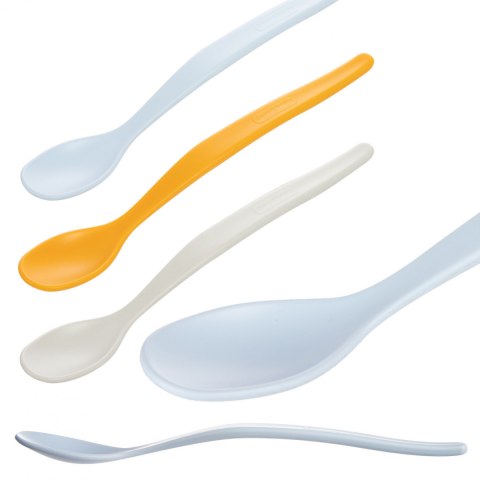 Sztućce dla dzieci Canpol zestaw 3 kolorowych łyżeczek do karmienia 4+