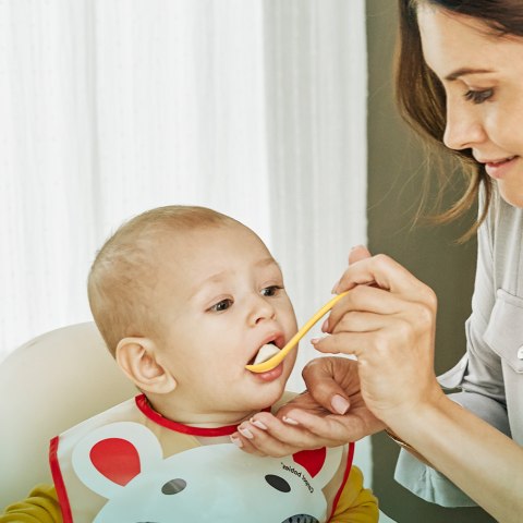 Sztućce dla dzieci Canpol zestaw 3 kolorowych łyżeczek do karmienia 4+
