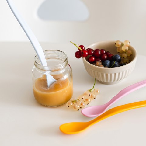 Sztućce dla dzieci Canpol zestaw 3 kolorowych łyżeczek do karmienia 4+