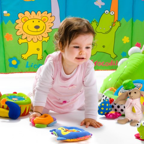 Pluszak grzechotka gryzak Eurobaby przytulanka sowa sensoryczna niebieska Pluszak grzechotka gryzak Eurobaby przytulanka sowa sensoryczna niebieska