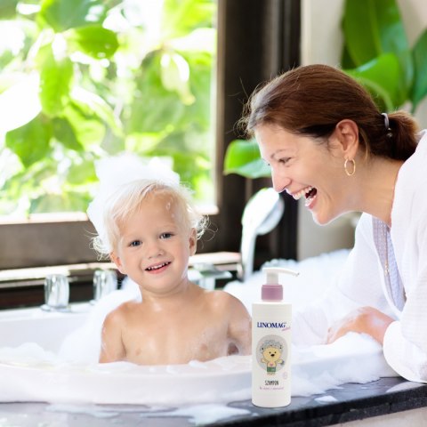 Linomag Szampon dla niemowląt łagodny odżywczy z olejem lnianym 0+ 200 ml