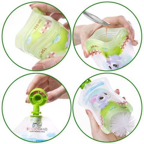 BOCIOLAND WIELORAZOWE TUBKI na pokram 150ml 12szt BOCIOLAND WIELORAZOWE TUBKI na pokram 150ml 12szt