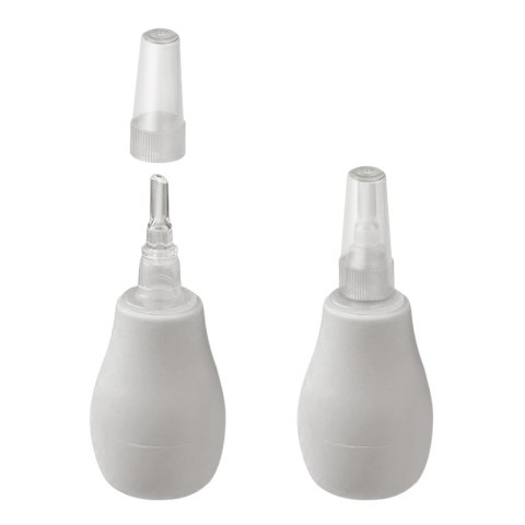 Aspirator do nosa Babyono miękka końcówka gruszka dla niemowląt biała