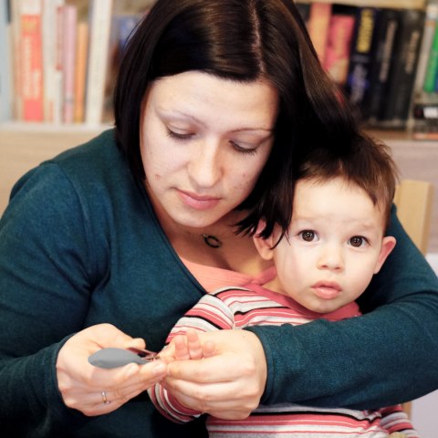 Cążki do paznokci Babyono dla dzieci i niemowląt stal nierdzewna szare Cążki do paznokci Babyono dla dzieci i niemowląt stal nierdzewna szare
