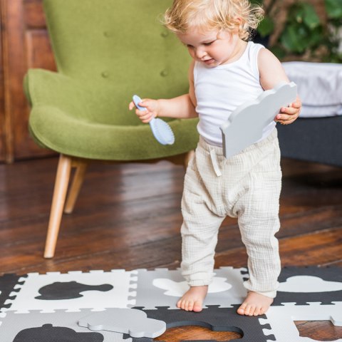 BabyOno PUZZLE PIANKOWE MATA pojazdy 10 szt 1 m2 BabyOno PUZZLE PIANKOWE MATA pojazdy 10 szt 1 m2