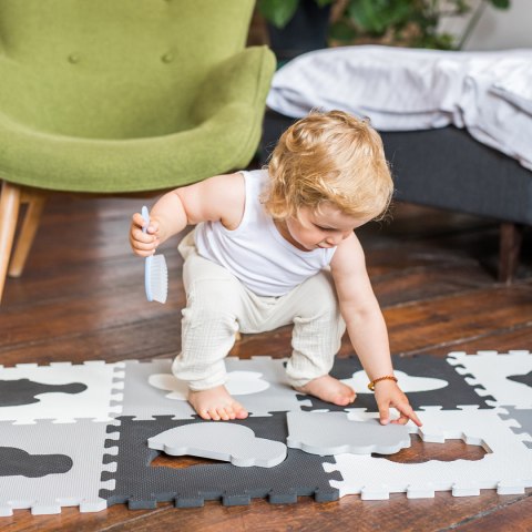BabyOno PUZZLE PIANKOWE MATA pojazdy 10 szt 1 m2 BabyOno PUZZLE PIANKOWE MATA pojazdy 10 szt 1 m2