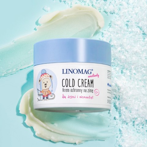 Linomag Krem ochronny na zimę i wiatr Cold Cream odżywczy wegański 50ml Linomag Krem ochronny na zimę i wiatr Cold Cream odżywczy wegański 50ml