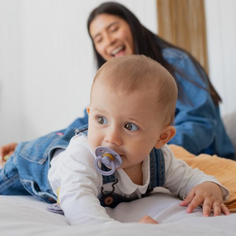 Smoczek BIBS anatomiczny naturalny kauczuk Hevea 0+ 2pak 2111422