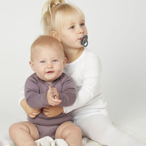 Smoczek BIBS uspokajający naturalny kauczuk Hevea okrągły 18+ 2pack 130223