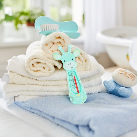 Termometr do wody Babyono do kąpieli dziecięcej bezrtęciowy zielona żyrafa Termometr do wody Babyono do kąpieli dziecięcej bezrtęciowy zielona żyrafa