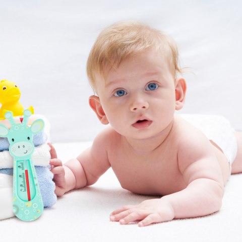Termometr do wody Babyono do kąpieli dziecięcej bezrtęciowy zielona żyrafa Termometr do wody Babyono do kąpieli dziecięcej bezrtęciowy zielona żyrafa