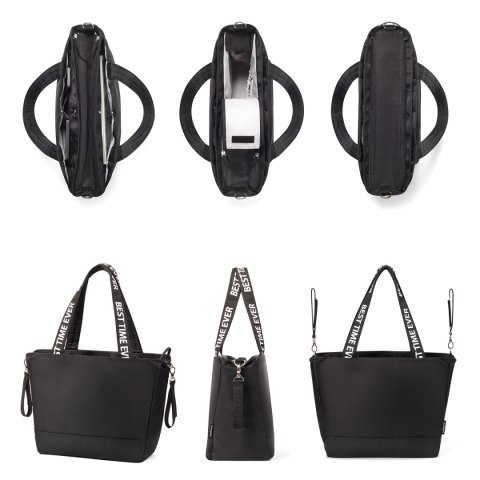 Torba na ramię dla mamy Babyono do wózka na spacer 12 kieszeni akcesoria