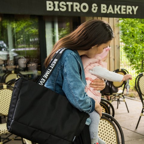 Torba na ramię dla mamy Babyono do wózka na spacer 12 kieszeni akcesoria