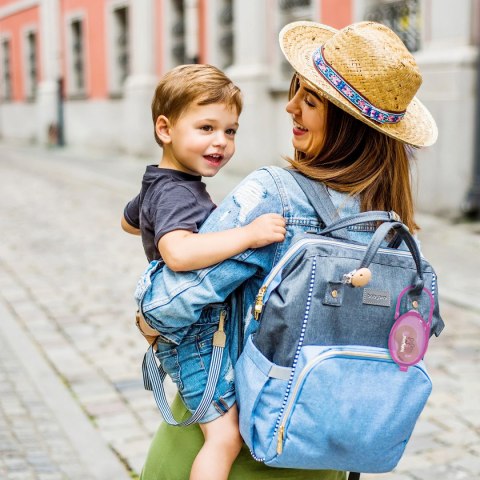 Etui na smoczek BabyOno pojemnik uniwersalny z mocowaniem do wózka różowy Etui na smoczek BabyOno pojemnik uniwersalny z mocowaniem do wózka różowy