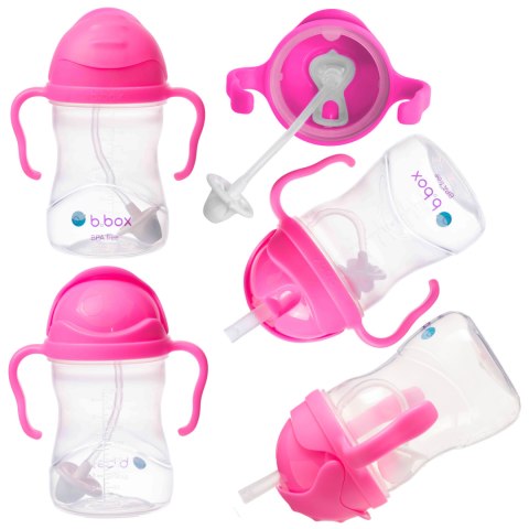 Bidon Bbox Kubek z obciążoną słomką z uchwytami zamykany do nauki 240 ml 6+ BB00511 Bidon Bbox Kubek z obciążoną słomką z uchwytami zamykany do nauki 240 ml 6+ BB00511