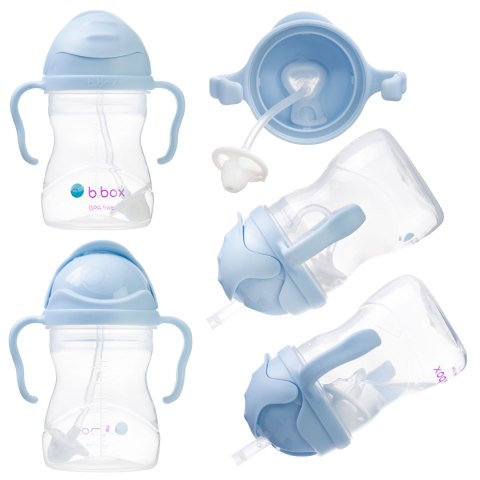 Bidon Bbox Kubek z obciążoną słomką z uchwytami zamykany do nauki 240 ml 6+ BB00519 Bidon Bbox Kubek z obciążoną słomką z uchwytami zamykany do nauki 240 ml 6+ BB00519