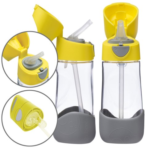 Bbox butelka tritanowa Kubek Bidon Słomka Rurka silikonowa 450 ml 9+ LEMON SHERBET