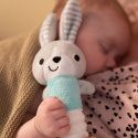 Pluszak przytulanka grzechotka Babyono miękki do chwytania Bunny Hey!