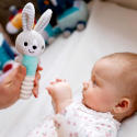 Pluszak przytulanka grzechotka Babyono miękki do chwytania Bunny Hey!