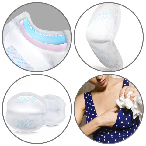 Wkładki laktacyjne Babyono Night & Day ultra chłonne 40 szt. białe Wkładki laktacyjne Babyono Night & Day ultra chłonne 40 szt. białe