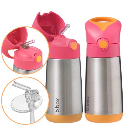 B.BOX BIDON TERMICZNY ZE SŁOMKĄ termos 350ml B.BOX BIDON TERMICZNY ZE SŁOMKĄ termos 350ml