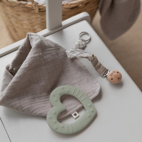 Gryzak BIBS dla niemowląt na ząbkowanie Baby Bite z wypustkami Sage Gryzak BIBS dla niemowląt na ząbkowanie Baby Bite z wypustkami Sage