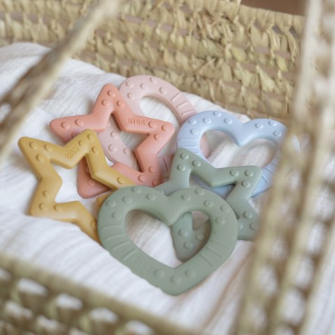 Gryzak BIBS dla niemowląt na ząbkowanie Baby Bite z wypustkami Sage Gryzak BIBS dla niemowląt na ząbkowanie Baby Bite z wypustkami Sage