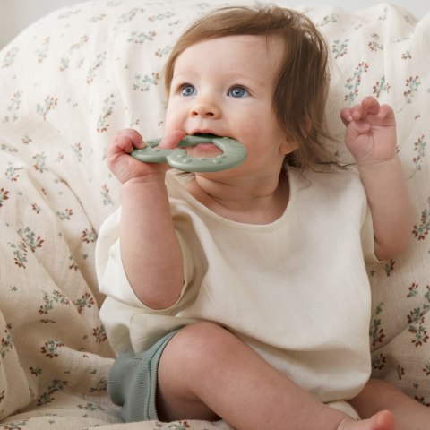 Gryzak BIBS dla niemowląt na ząbkowanie Baby Bite z wypustkami Sage Gryzak BIBS dla niemowląt na ząbkowanie Baby Bite z wypustkami Sage