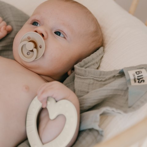 Gryzak BIBS dla niemowląt na ząbkowanie Baby Bite z wypustkami Ivory Gryzak BIBS dla niemowląt na ząbkowanie Baby Bite z wypustkami Ivory