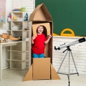 Teleskop dla dzieci edukacyjny luneta statyw przybliżenie 50x 100x