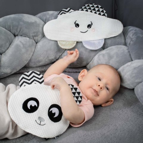 BabyOno PRZYTULANKA KONTRASTOWA SZELEŚCIK Chmurka Bawełna 0+ BabyOno PRZYTULANKA KONTRASTOWA SZELEŚCIK Chmurka Bawełna 0+