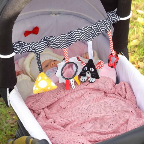 BabyOno ZAWIESZKA DO WÓZKA FOTELIKA spirala edukacyjna uniwersalna