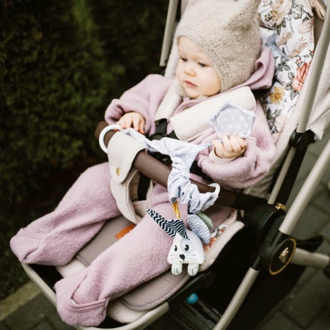 Zawieszka do wózka fotelika łóżeczka Babyono sensoryczna kontrastowa
