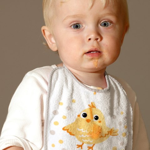 Śliniak wiązany Canpol bawełniano-ceratkowy frotte zestaw 3 szt 0+