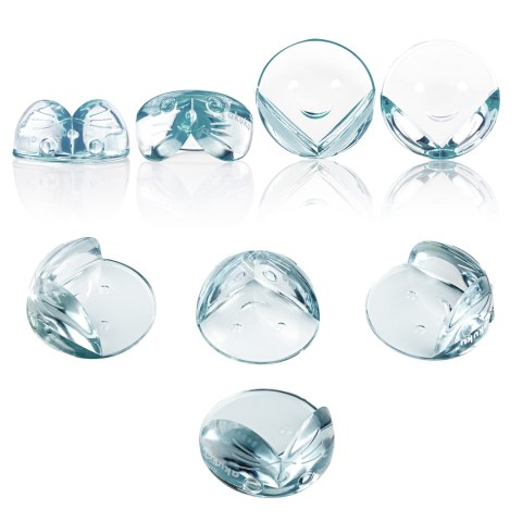 Zabezpieczenia na rogi stołów szafek Akuku silikonowe okrągłe 4 szt.