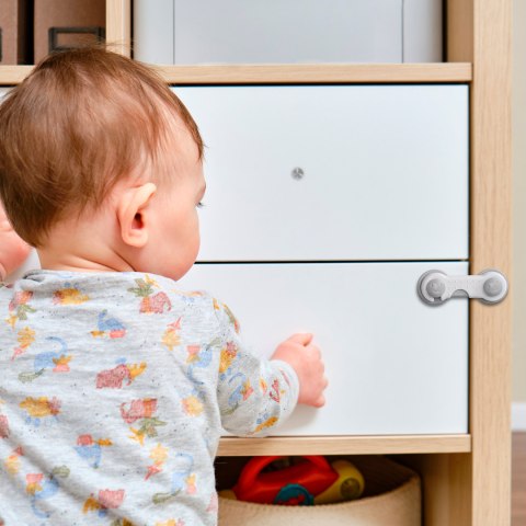 Zabezpieczenia szafek i szuflad Akuku uniwersalne z haczykiem 2 szt.