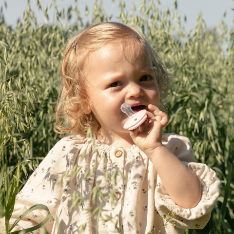 Smoczek BIBS De Lux uspokajający silikonowy okrągły 0-36 2pack 150215