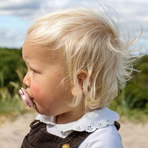 Smoczek BIBS De Lux uspokajający silikonowy okrągły 0-36 2pack 150215