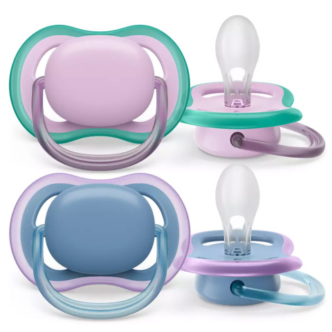 Smoczek Avent uspokajający symetryczny Philips Ultra Air 6+ 2pak SCF085/34 Smoczek Avent uspokajający symetryczny Philips Ultra Air 6+ 2pak SCF085/34