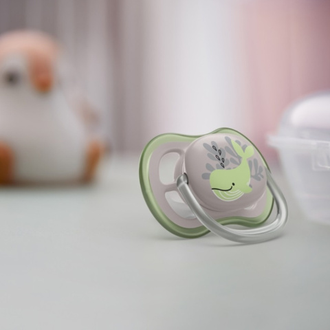 Philips Avent Smoczek uspokajający symetryczny Ultra Air 6+ 2pak morski Philips Avent Smoczek uspokajający symetryczny Ultra Air 6+ 2pak morski