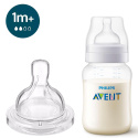 Philips Avent Classic Butelka antykolkowa do karmienia wąska 260 ml 1+