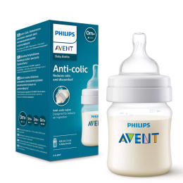 Butelka Avent antykolkowa Philips Classic wąska 125 ml 0+ SCY100/01